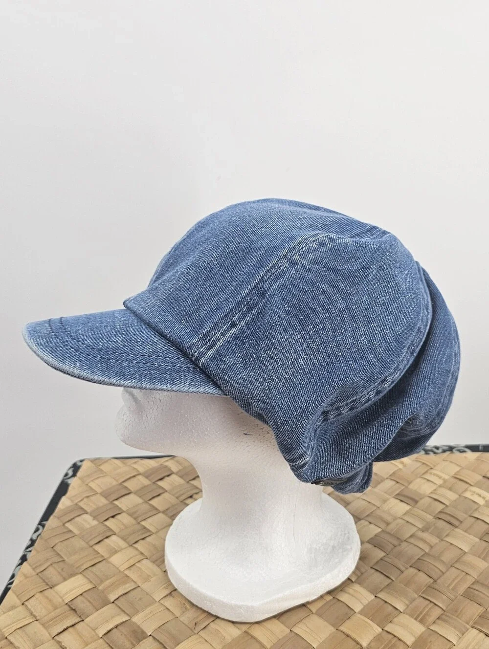 Newsboy Denim Hat Cara Park
